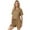 Khaki, variant on LANBAOSI Womens Pajama Set Ribbed Knit Pjs with Pockets Short Sleepwear Set 2-Piece Summer Soft Pajamas Set, Size M
