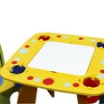 Grow'n Up Crayola Kids Wooden Multi Color Table & Chair Set Ages 3Y