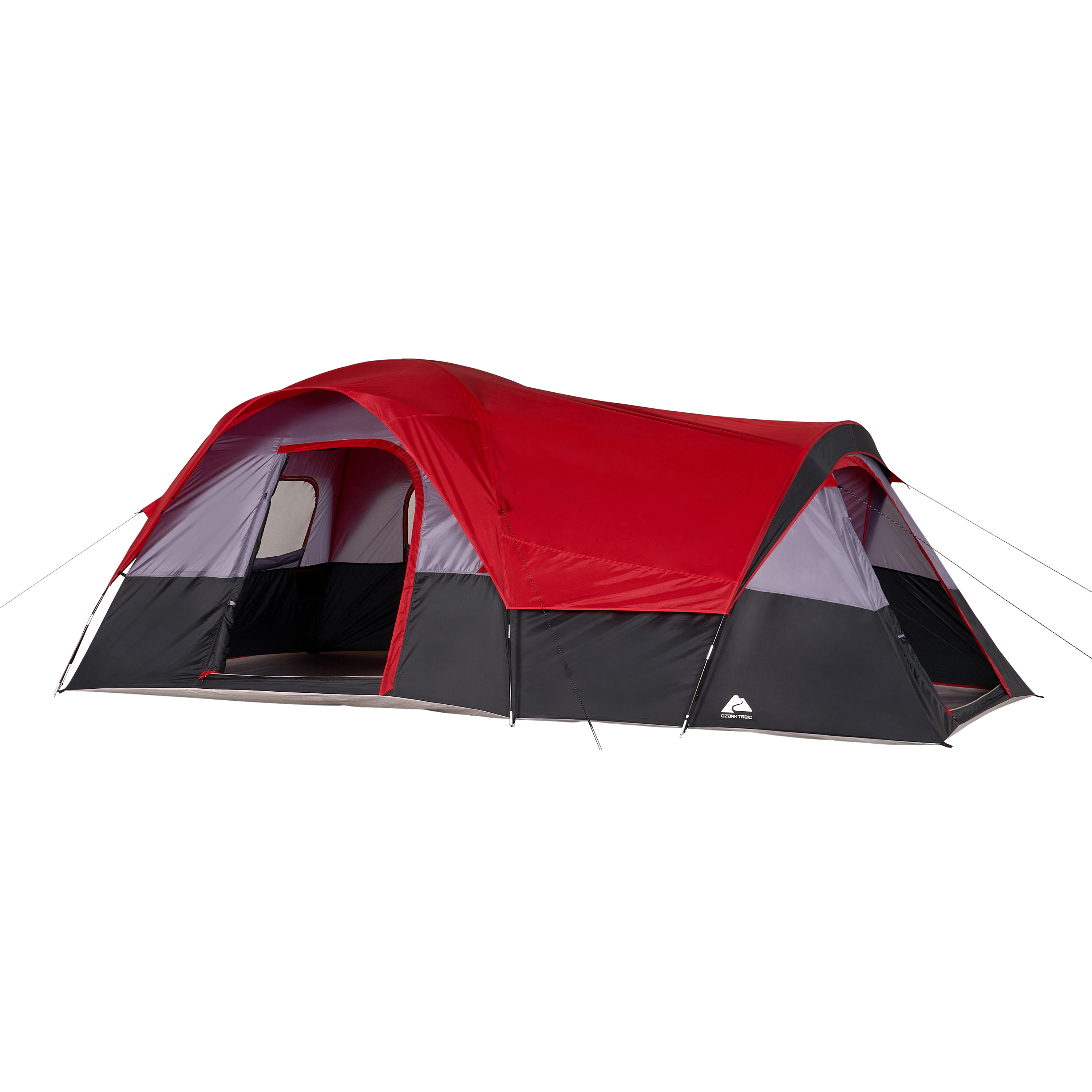 Carpa Familiar para 10 Personas con Habitación Lateral y Cubierta de Lluvia Desmontable 8