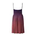 thumbnail image 5 of Sngxgn Womens Fall Spring Deep V Neck Ruffle Long Sleeve Print Mini Dress(Purple,XL), 5 of 5