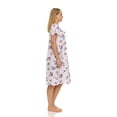 thumbnail image 6 of JEFFRICO Nightgowns for Women - Short Sleeve Soft Womens Nightgowns & Sleepshirts - Round Neck Pajamas Dress for Lounging, Sleeping & Casual Wear, 6 of 11
