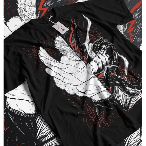 Garou T-shirt One Punch Shonen King Horror Anime Manga Gift black shirt All Size