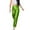 Green, variant on DeHolifer Womens Faux Leather Pants High Waisted PU Leather Straight Leg Shinny Disco Trousers Workout Palazzo Pants with Pockets Pink L