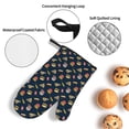 thumbnail image 3 of Fotbe Fastfood for 4Pcs Oven Mitts and Pot Holders, 500℉ Heat Resistant Oven Mitts , Non-Slip Silicone Surface Safe for Baking, Cooking, BBQ, 3 of 6