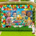 thumbnail image 3 of Bubble Guppies Party Favor Bags Goodie Treat Candy Supplies Decorations Birthday Cake Topper Backdrop Banner, 3 of 7