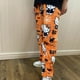 thumbnail image 3 of Pantalones de pijama BIUGNVW con dibujos animados de franela naranja M, 3 of 5