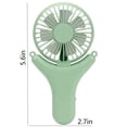 thumbnail image 3 of Portable Handheld Fan USB Charging Compact Mini Fan with 3 Speed Settings 500 mAh Battery 35 dB Noise Level 15 cm Size, 3 of 5