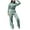 Mint Green, variant on Scyoekwg Womens 2 Piece Outfit Set Casual Loose Solid Color Fashion Fall Outfits Crewneck Long Sleeve Sweatshirts Elastic Waist Jogger Pants Athletic Set Tracksuit Set (Black,L)