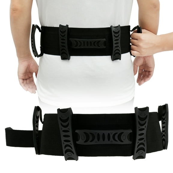 Enduring Gait Belt for Elderly Transfer Lift Belts with Handles Gait Belt with Adjustable Size Transfer Lift Belts with Easy Release Clip On Plastic Clasp for Elderly Patients