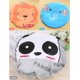 thumbnail image 2 of Fast and Good Gorro de baño elástico impermeable con dibujos animados para mujeres, niñas y niños, paquete de 3 unidades (panda+elefante+león), 2 of 5