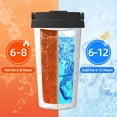 thumbnail image 5 of Uemuo Rabbit And Carrot Print Carry Insulated Coffee Mug, Travel Mug with Hidden Handle, Insulated Coffee Flask, Leak-proof Travel Mug Insulated Mug for Office, 5 of 8