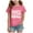 Pink, variant on idosla Girls Short Sleeve T Shirts Kids Dandelion Print Summer Oversized Tops Trendy Crewneck Basic Soft Tees Preppy Clothes (Pink, 90)