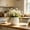 White, variant on Gaecuw White Small Ripple Pattern BOTANICALer, Modern Round Plastic Flower Pot with Tray for Herbs and Small BOTANICALs, Decorative Home Container