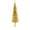 Gold, variant on vidaXL Christmas Tree Decoration Slim Artificial Half Xmas Tree with Stand