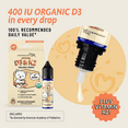 thumbnail image 4 of Legendairy Milk Vitamin D3 and K2 Drops, Bone and Teeth Support for Infants, 0.1 fl oz, 4 of 6