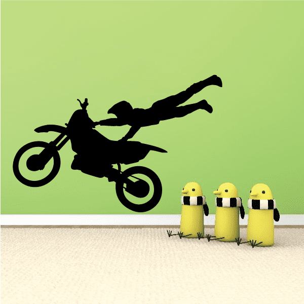Dirt Bike Wall Decal Vinyl Decal Car Decal Vd005 36 Inches