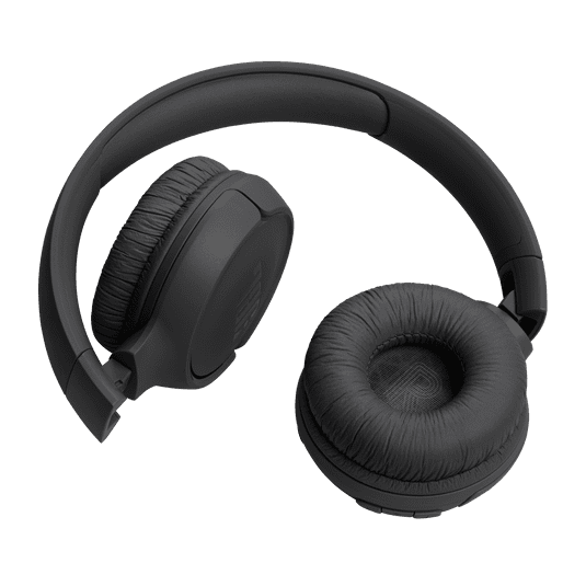 JBL Tune 520BT Wireless on-Ear Headphones, Bluetooth 5.3, 57 Hours Battery, Built-in Mic, Foldable, Black (Sold Without Manufacturer Warranty)