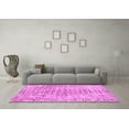 thumbnail image 3 of Ahgly Company Indoor Rectangle Abstract Pink Contemporary Area Rugs, 4' x 6', 3 of 4
