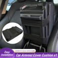 thumbnail image 4 of Car Center Console Armrest Pillow Foam Cushion with Cup Holder Storage and, 4 of 8