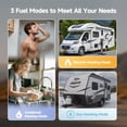 thumbnail image 2 of Calentador de agua KING-RVER HybridShower, 10 galones, RV, gas eléctrico, 2 of 9