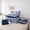Navy J, variant on Erosebridal Letter M Kids Twin Bedding Sets 7-Piece, Modern Abstract Bedding Comforter Set, Blue Reversible