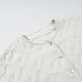 thumbnail image 6 of Wowcloth Quilted Cotton Jacket for Woman, Lightweight with Round Neck, Casual Fashion Outerwear for Travel and Daily, 6 of 6