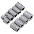 thumbnail image 4 of 9pcs 1/4 inch Drive 5-13mm Hex Bit Metric Socket Wrench Head Nut Removal Tool, 4 of 8