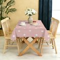 thumbnail image 5 of Rectangular Tablecloth 60x84 Inch – Waterproof Polyester Printed Table Cover, Wrinkle Resistant, Washable for Kitchen & Dining, Colorful Geometry Pattern, 5 of 6
