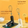 thumbnail image 3 of Electric Egg Beater with Two Wire Beaters Food Beater Whisk 3 Speeds Upright Wireless Handheld, 3 of 8