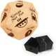 thumbnail image 1 of Juego de 12 dados de madera para tomar decisiones sobre comida, para regalar en bodas, citas nocturnas, divertidos dados de comida con bolsitas rectangulares de terciopelo., 1 of 7