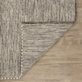 thumbnail image 4 of Mixed Stripe Blue/Ivory Handwoven Rug, 4' x 6', 4 of 6