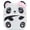 Black&White, variant on Nice Choice Cute Toddler Backpack Preschool Bag Soft Plush Animal Cartoon Mini Travel Bag for Baby Girl Boy 2-6 Years(Gold Unicorn)