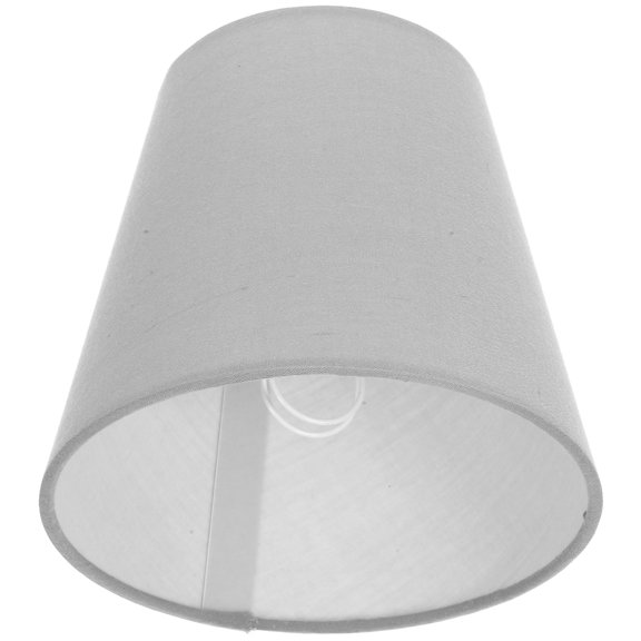Raindrops 1Pcs Fabric Lampshade for Table Lamps in Light Grey with Simple and Classic Style 11.8x5.1x3.5in