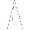 Lorell Adjustable Display Folding Easel 31" (2.6 ft) Width x 63" (5.3 ft) Height - Black Frame - 1 Each