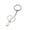 O, variant on Keychain Delicate Craft High Hardness Corrosion-resistant Mini Utility Pocket Ruler Hammer Wrench Key Ring Valentine's Day Use,O