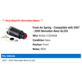 thumbnail image 2 of Front Air Spring - Compatible with 2007 - 2009 Mercedes-Benz GL320 2008, 2 of 2