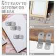 thumbnail image 6 of Pawsdot 50Pcs Plated Silver Picture Frame Clips Durable Metal Photo Frame Fasteners for Home Use, 6 of 6