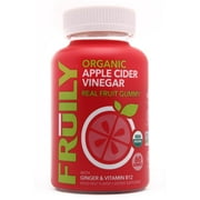 Fruily - Organic Apple Cider Vinegar with Ginger & B12 Real Fruit Gummy - 60 Gummies