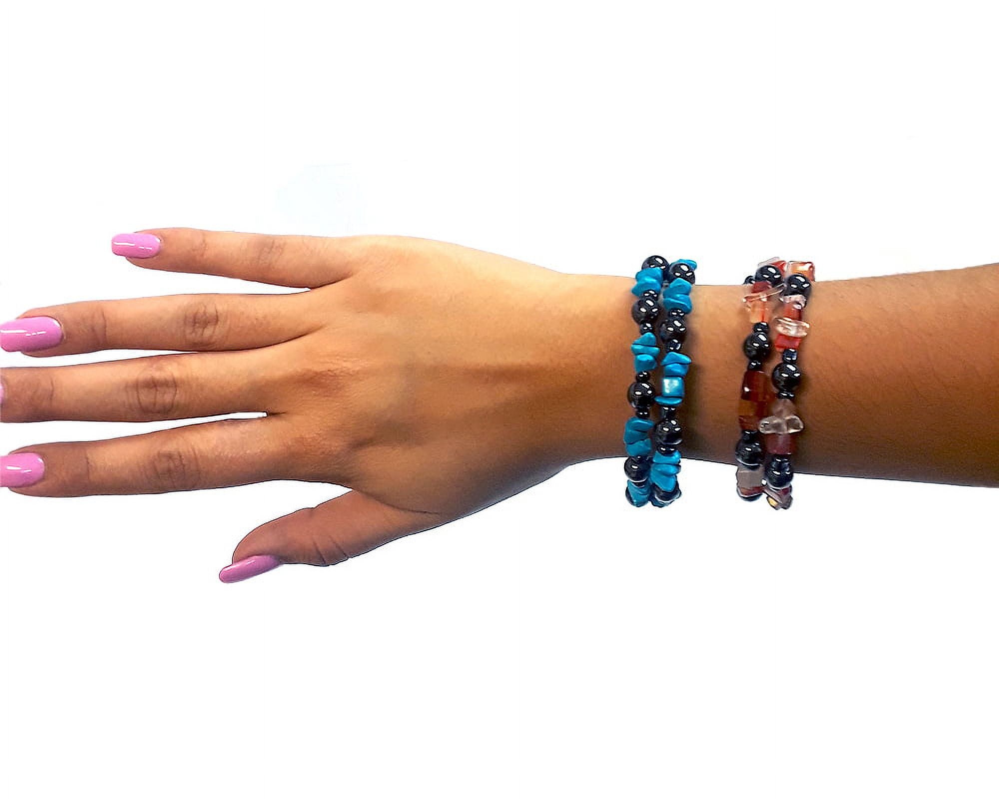 Buy African Trade Beads Bracelet, Boho, Multi Wrap Memory Wire Bracelet  Online in India - Etsy