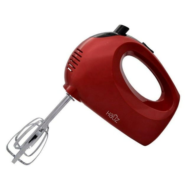 Hauz Basics Living Corded Electric Hand Mixer, Red