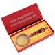 thumbnail image 5 of Kenally Lupa de mano Vintage con mango de madera, lupa de ojo portátil de mango Retro con caja de regalo, 10x75mm lupas Kenally GJ3213-00, 5 of 6