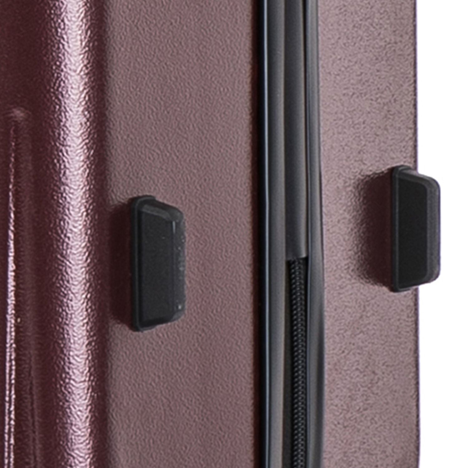InUSA DRIP 3-Piece Hardside Luggage Sets with Spinner Wheels, Handle and Trolley, (20"/24"/28"), Wine