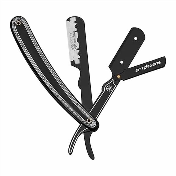 Shavette Style Straight Razor For Men, Barber Straight Edge Razor Safety, Classic Barbero Shaver, Premium Barber Razor for Men Shaving