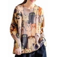 thumbnail image 3 of Female Christmas Sweater Graphic Printed Oversized Pullover Sweaters Casual Loose Knit Pullovers Color L, 3 of 7