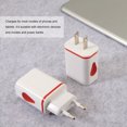 thumbnail image 4 of kurtrusly USB Wall Chargers Quick Universal LED High-performance Charging Head Wear-resistant Supplies Power Adapter for Office Using red, 4 of 6