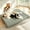 Dark Green- Plush, variant on Dog Bed Mat Mattress Topper, Fluffy Breathable Roll Up Mattress Topper, Four Corner Strap, Rectangular for Large Dogs And Multi-Pet Households, Family Members Playing with Pets in The Living Room