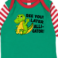 thumbnail image 4 of Inktastic See You Later Alligator Boys or Girls Long Sleeve Baby Bodysuit, 4 of 5
