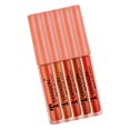 thumbnail image 4 of Set de 5 brillos de labios para mujer, set de regalo, lápiz labial líquido resistente al agua, tinte labial naranja, 4 of 9