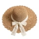 thumbnail image 1 of Sombrero de paja con circunferencia de la cabeza de 56-58 cm, sombrero de playa para la playa, sombrero de verano para mujer, sombrero para el sol con protección solar y protección, 1 of 5