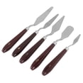 thumbnail image 4 of Oil Painting Color Mixing Scraper Set, Thick Flexible Blade Palettes Knife 5Pcs Smoother Surfaces  For Mixing Colors For Making Cake Frosting, 4 of 8